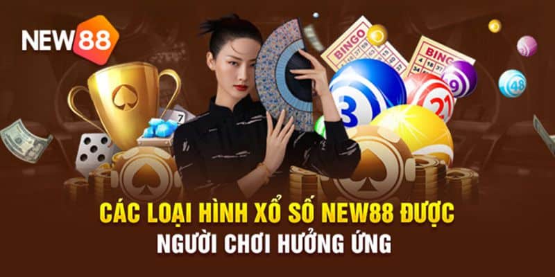 Các loại hình cá cược xổ số New88